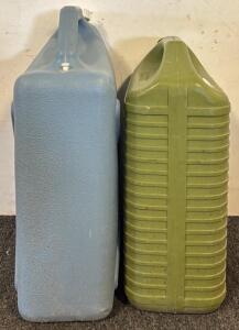 Green 5Gal Water Jug & Blue 6Gal Water Jug