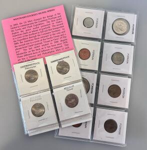 (8) Vintage Foreign Coins and Westward Journey Nickel Series