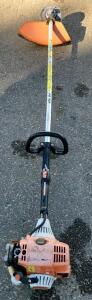 Stihl FS 110 R Gasoline-Powered String Trimmer, 4-Mix Engine, 31.4 cc. MOTOR HAS COMPRESSION
