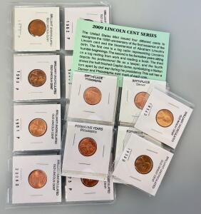 2009 Lincoln Head Cents and Brilliant Uncirculated Lincoln Cents