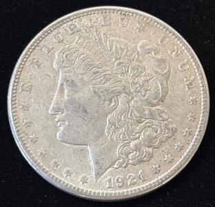 1921-S Morgan Silver Dollar Coin
