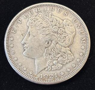 1921-S Morgan Silver Dollar Coin