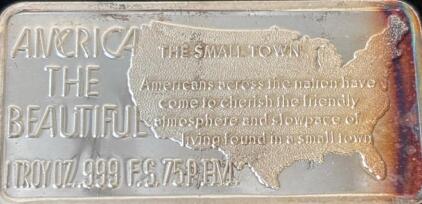 &ldquo;America The Beautiful&rdquo; Troy 1oz .999 Silver Big Sur. The Small Town Bar