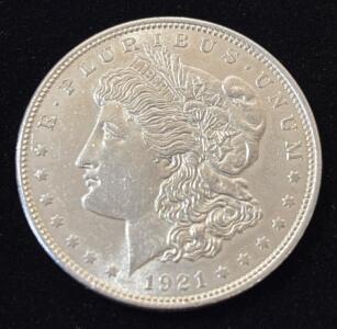 1921 Morgan Silver Dollar Coin
