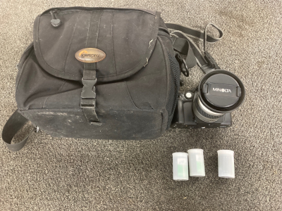 Lower Pro Camera Bag And Minolta Camera