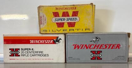Winchester Super-X 20 Cal Rifle Cartridge 30-30 170 Gr. Power-Point, Winchester Super-X 30-30 Win 150 Gr. Power Point Bullets, Winchester Super-Speed Silvertip 30-30 170 Gr. Expanding Bullets