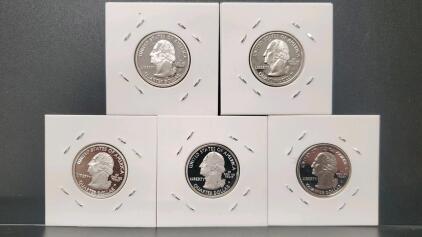 Collectible State Quarters Set: Tennessee, West Virginia, Wyoming, Cumberland Gap, Northern Mariana