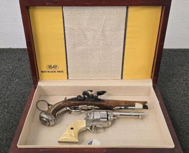 Display Box With (2) Replica Pistols