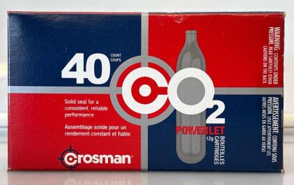 Crosman 12-gram CO2 Powerlet Cartridges