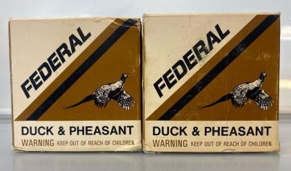 (2) Federal Duck & Pheasant 25/12 Gauge Shotshells