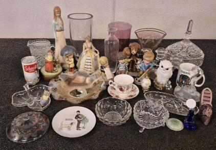 4 Vases, Candy Dishes, Home Decor, Porcelain Figures