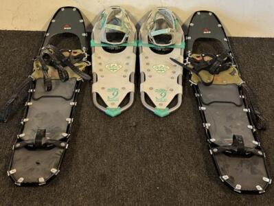 (1) Pair MSR Lighting Ascent Snowshoes & (1) Pair Atlas Elektra Women&rsquo;s Snowshoes
