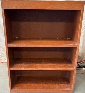 Wooden Bookshelf H 4&rsquo; W 3&rsquo; L 1&rsquo; 1&rdquo;