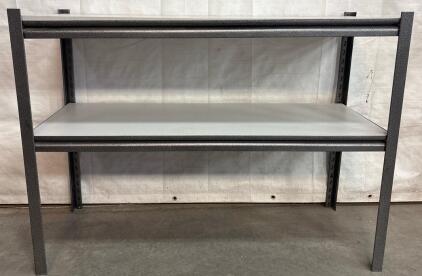Metal Shelf H 2&rsquo; 11&rdquo; W 4&rsquo; L 1&rsquo; 6.5&rdquo;