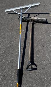 Dewalt Rake and Snow Shovel