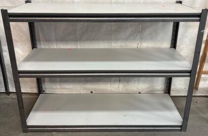 Metal Shelf H 2&rsquo; 11&rdquo; W 4&rsquo; L 1&rsquo; 6.5&rdquo;