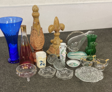 Assorted Glassware