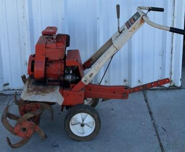Vintage Montgomery Ward Garden Tiller (Unable To Test)