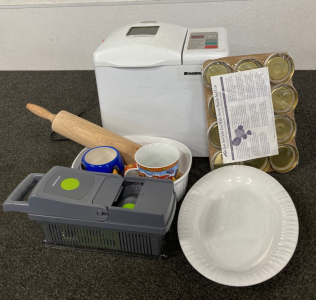 Bread Maker, Mugs, Kerr Lids, & More