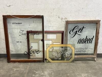 (4) Wall Hanging Frames