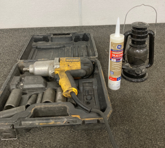DeWalt Power Tool, Lantern, & Silicone