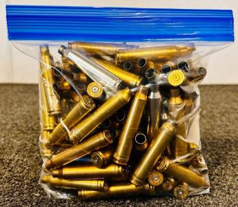 (115) Count 7mm Rem Mag Brass Casings