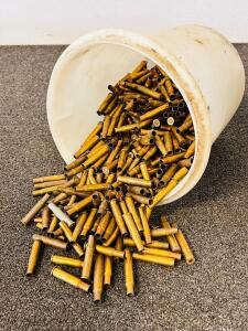 Bucket with Mixed 30-30 Win Brass