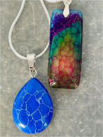 (2) Beautiful Gemstone Necklaces - 2