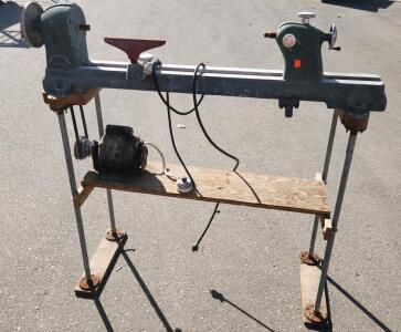 Shopmaster Tools Wood Lathe, Serial L-002, 9" Swing, 36" Centers