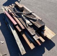 Various Pieces Of Wood: Planks, Fence Pieces, Beams and More