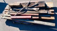 Various Pieces Of Wood: Planks, Fence Pieces, Beams and More - 5