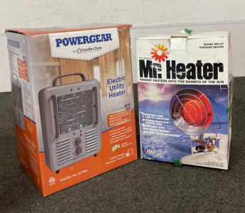 (2) Electric Heaters