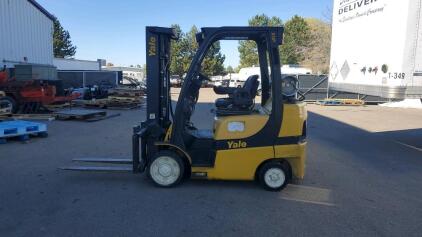 Yale Lift Truck Model GLC060VXNVRE85 FORK LIFT - Low Hours