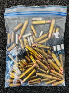 Bag Of Mixed Ammo: 38 Special, 300 SAV, 380 Auto, 8x57 JS