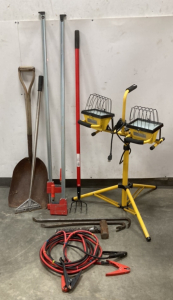 Shop Light, Yard Tools, & More