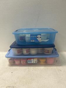 (3) Boxes of Crochet & Knitting Yarn.