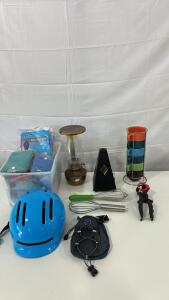 (1) Wittner Maelzel Pyramid Metronome (6) Colorful Small Coffee Mug (1) Vintage Oil Kerosene Lamp & More