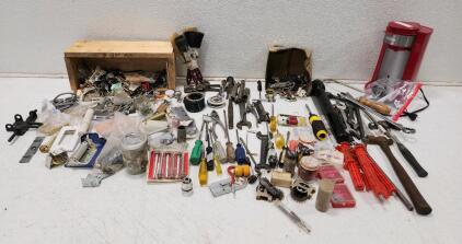 (1) Hamilton Beach FlexBrew Single-Serve Coffee Maker And Assorted Tools And Equipment
