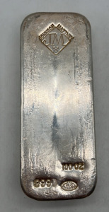 100 Oz Fine Silver Bar