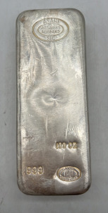 100 Oz Fine Silver Bar - .999 Verified