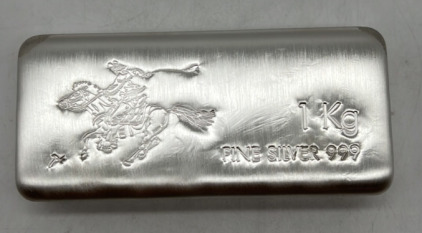 One Kg Fine Silver Bar