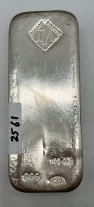 100 OZ Fine Silver Bar