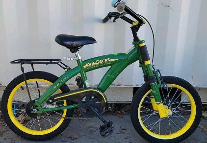 John Deere 16" Kids Bike, green and yellow