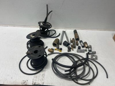 (1) Box of Automotive hoses (1) Box of Irrigation plumbing valves and fittings