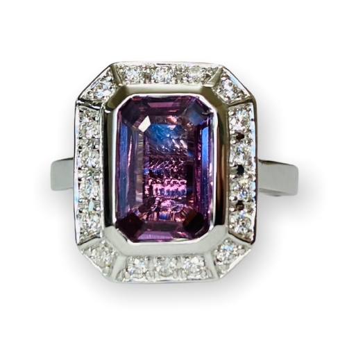$18,250 Value, 18K GIA Sapphire & Diamond Ring