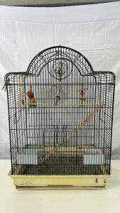(1) 32&rdquo;x17&rdquo;x22&rdquo; Bird Cage