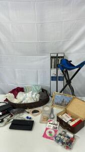 (2) Glacier Bay 18-inch Concealed Peened Grab Bar (1) Sewing Kit (3) Vintage Sleep Gowns & More