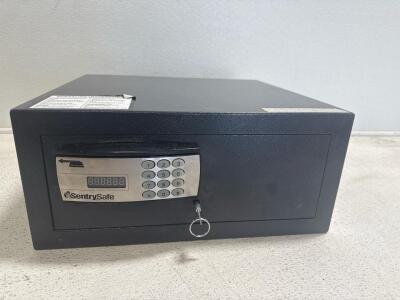 (1) SentrySafe With An Electronic Lock And Card Awipe Entry