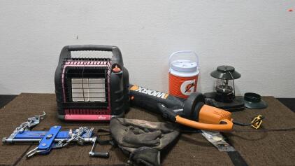 Brand:<br/>BGS 8492 | Engine Mounting Balancer,<br/>WorX Cord Blower Missing Bag ,Propane Camping Lamp,Mr Heater .Please Inspect Photos and in person