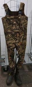 Herter's Men's Camo Pants With Boots,Propane Lantern ,Mr Heater